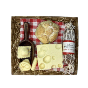 CESTINO 6 PANE, SALAME, FORMAGGIO e PASTA