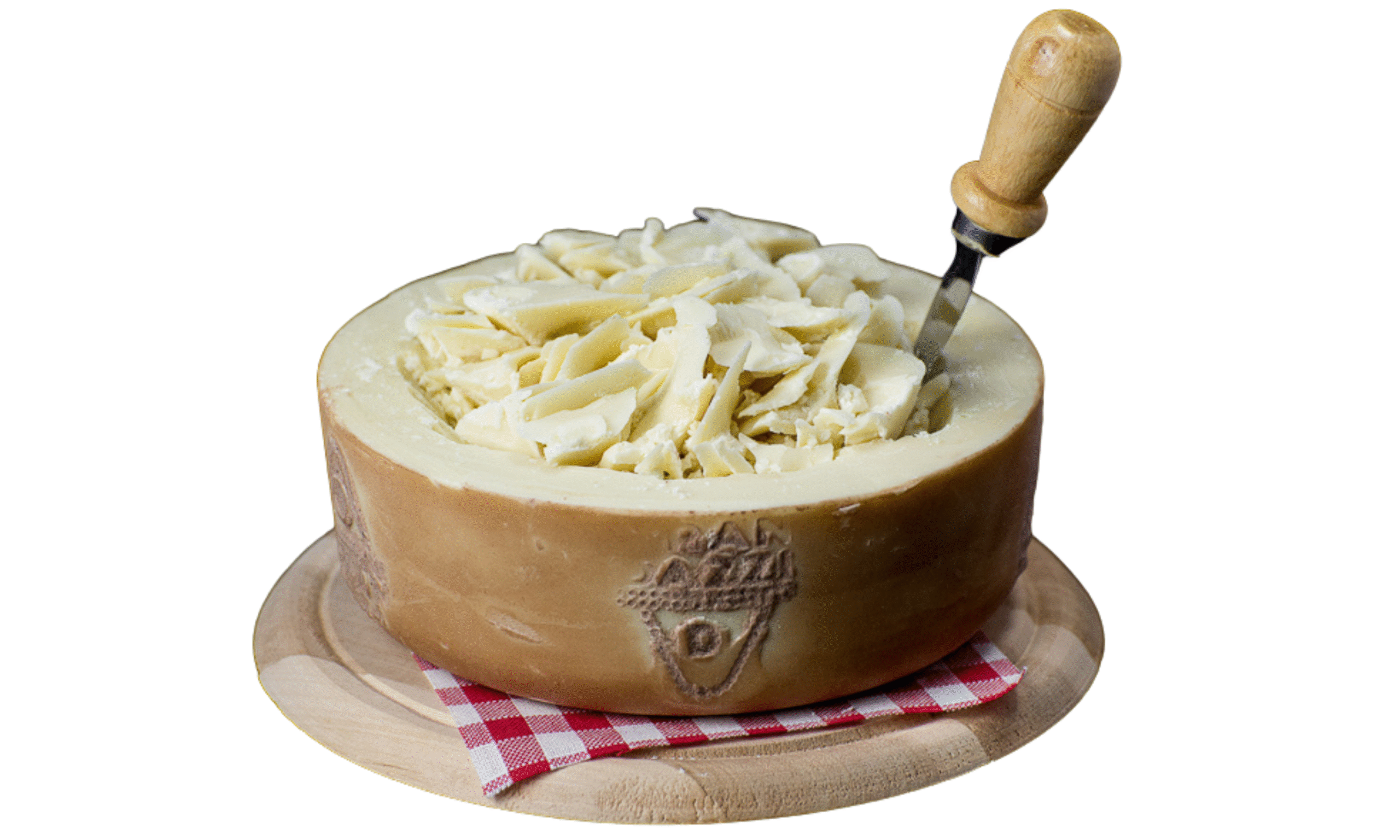 FORMA DI FORMAGGIO GRANA 1,4KG CON TAGLIERE E COLTELLINO